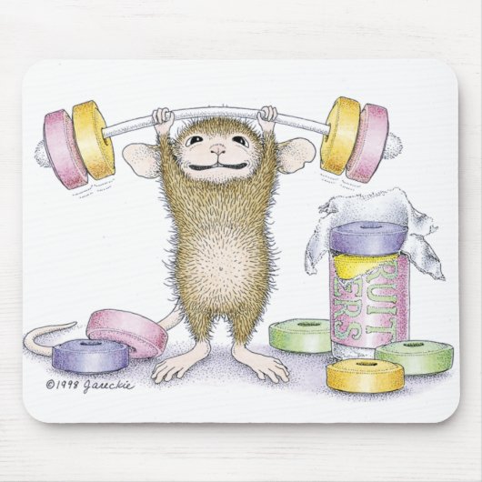 家マウスDesigns® -マウスパッド マウスパッド (正面)