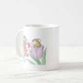 家マウスDesigns® -マグ コーヒーマグカップ (正面左)