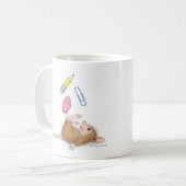 家マウスDesigns® -マグ コーヒーマグカップ (正面左)