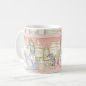 家マウスDesigns® -マグ コーヒーマグカップ (正面左)