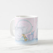 家マウスDesigns® -マグ コーヒーマグカップ (正面左)