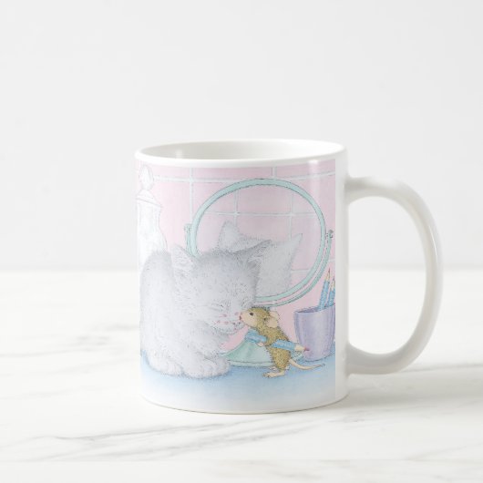 家マウスDesigns® -マグ コーヒーマグカップ (右)