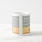 家マウスDesigns® -マグ コーヒーマグカップ (中央)