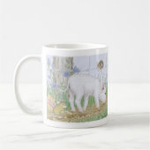 家マウスDesigns® -マグ コーヒーマグカップ (左)