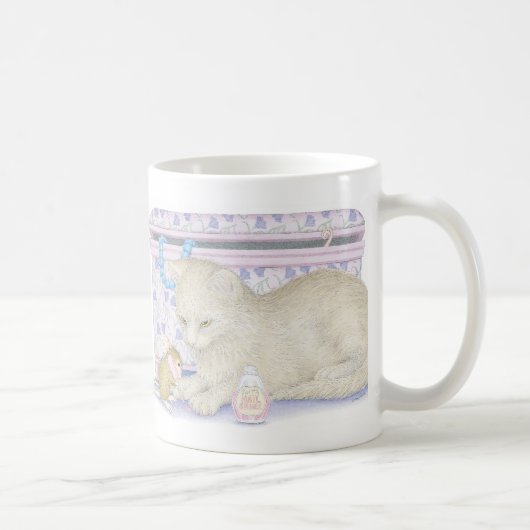 家マウスDesigns® -マグ コーヒーマグカップ (右)