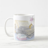 家マウスDesigns® -マグ コーヒーマグカップ (左)