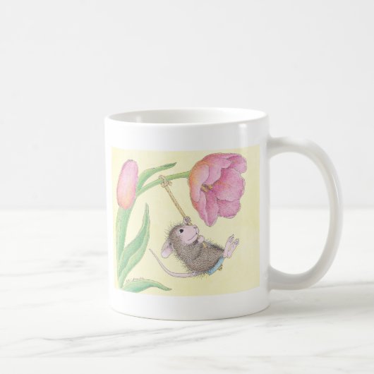 家マウスDesigns® -マグ コーヒーマグカップ (右)