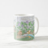 家マウスDesigns® -マグ コーヒーマグカップ (正面右)