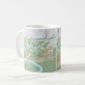 家マウスDesigns® -マグ コーヒーマグカップ (正面左)