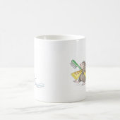 家マウスDesigns® -マグ コーヒーマグカップ (中央)