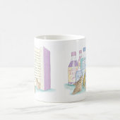 家マウスDesigns® -マグ コーヒーマグカップ (中央)