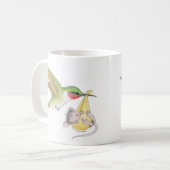 家マウスDesigns® -マグ コーヒーマグカップ (正面左)