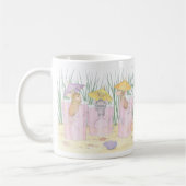 家マウスDesigns® -マグ コーヒーマグカップ (左)