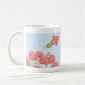 家マウスDesigns® -マグ コーヒーマグカップ (左)