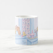 家マウスDesigns® -マグ コーヒーマグカップ (中央)