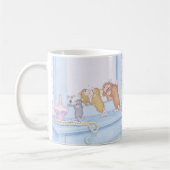 家マウスDesigns® -マグ コーヒーマグカップ (左)