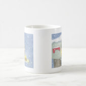 家マウスDesigns® -マグ コーヒーマグカップ (中央)