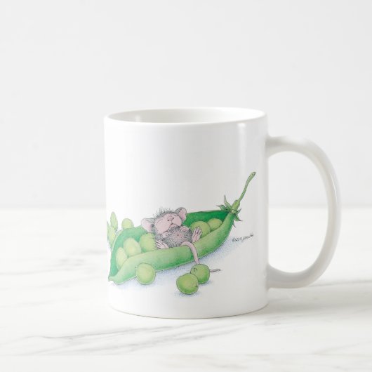 家マウスDesigns® -マグ コーヒーマグカップ (右)