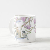 家マウスDesigns® -マグ コーヒーマグカップ (正面左)