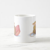 家マウスDesigns® -マグ コーヒーマグカップ (中央)