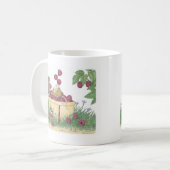 家マウスDesigns® -マグ コーヒーマグカップ (正面左)