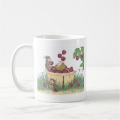 家マウスDesigns® -マグ コーヒーマグカップ (左)