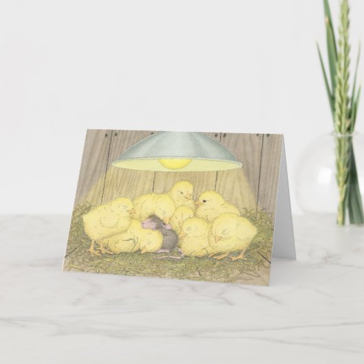 家マウスDesigns® -メッセージカード カード (正面)