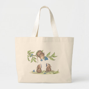 家マウスDesigns® - ラージトートバッグ