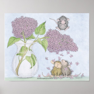 家マウスDesigns® -壁の芸術 ポスター