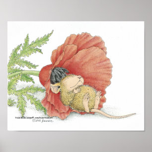 家マウスDesigns® -壁の芸術 ポスター