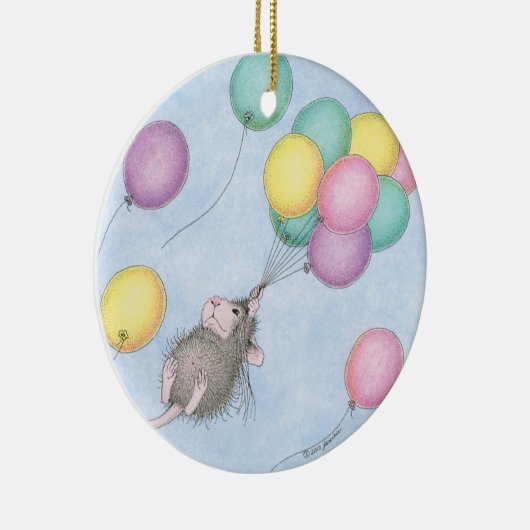 家マウスDesigns® -毎日のオーナメント セラミックオーナメント (右)