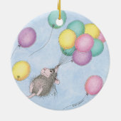 家マウスDesigns® -毎日のオーナメント セラミックオーナメント (裏面)