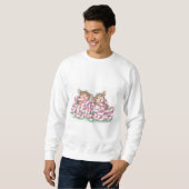家マウスDesigns® -衣類 スウェットシャツ (正面フル)