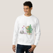 家マウスDesigns® -衣類 スウェットシャツ (正面フル)
