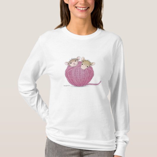 家マウスDesigns® -衣類 Tシャツ (正面)