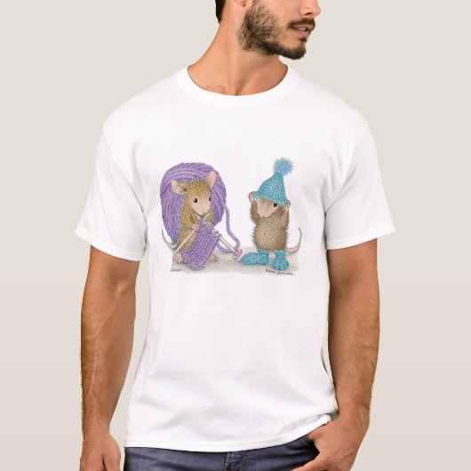 家マウスDesigns® -衣類 Tシャツ (正面)