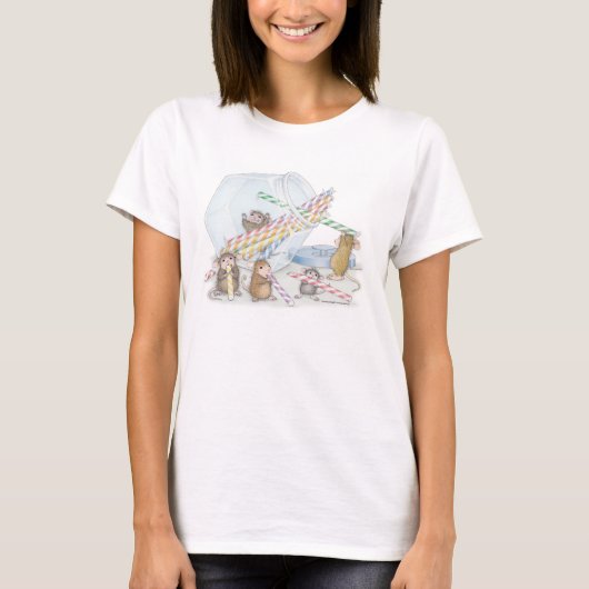 家マウスDesigns® -衣類 Tシャツ (正面)