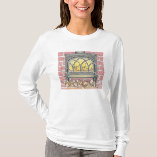 家マウスDesigns® -衣類 Tシャツ (正面)