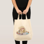 家マウスDesigns® -食料雑貨のトート トートバッグ (正面(商品))