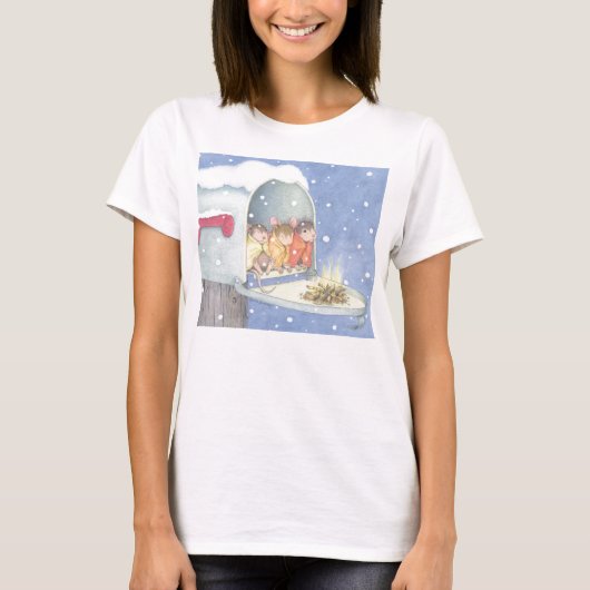 家マウスDesigns® - Tシャツ (正面)