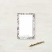 家モダンのパーソナライズされた宿札 ポストイット (デスク上)