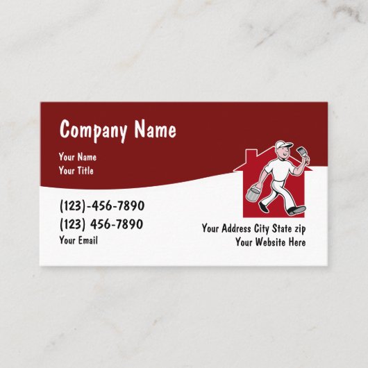 家モダンの画家 名刺 (正面)