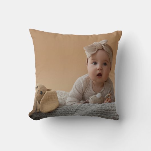 家モダンパーソナライズされた向けギフト クッション (正面)