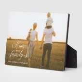 家モダンミニマルは家族が完全な写真を撮っている場所 フォトプラーク (側面)