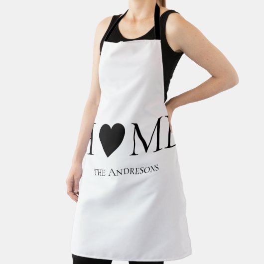 家モダンミニマル家族のギフパーソナライズされたト エプロン (インサイチュ)