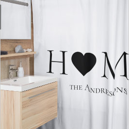 家モダンミニマル家族のギフパーソナライズされたト シャワーカーテン