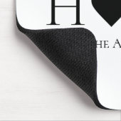 家モダンミニマル家族のギフパーソナライズされたト マウスパッド (コーナー)