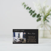 家モダン内改築実在不動産 名刺 (スタンド正面)