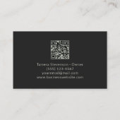 家モダン内清掃サービスQRコード 名刺 (裏面)