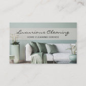 家モダン内清掃サービスQRコード 名刺 (正面)